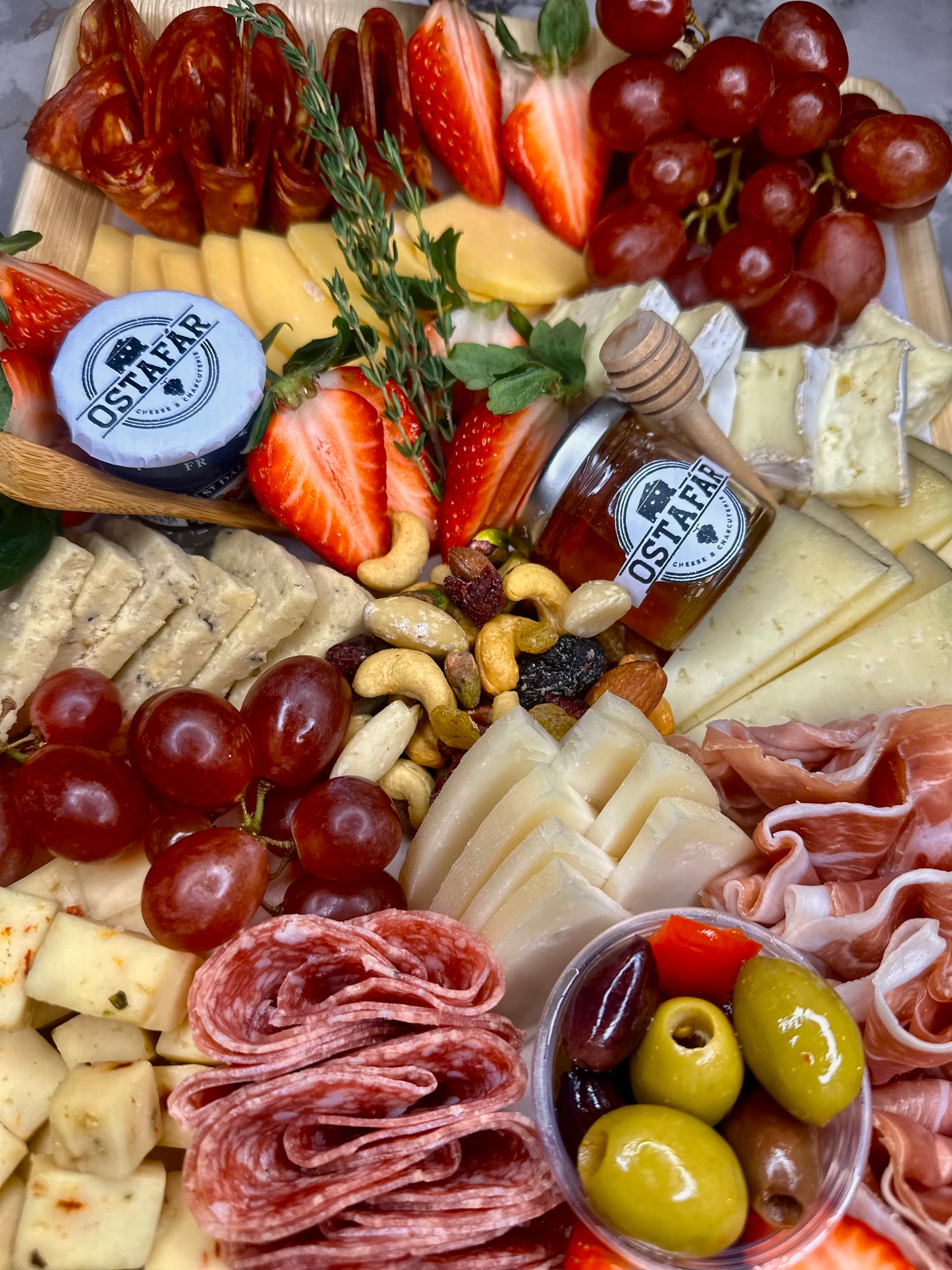 Ostaplatti - miðstærð- fyrir 10-14 manns