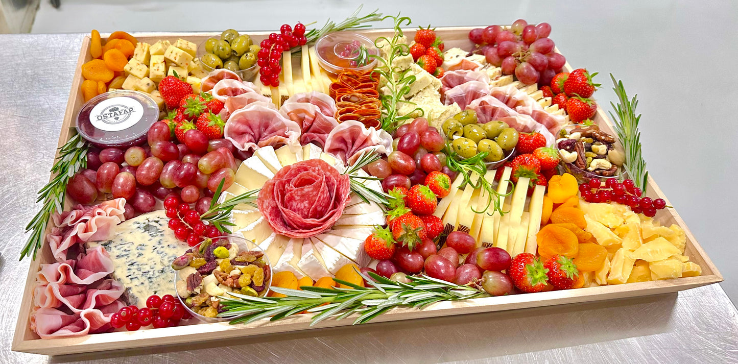Ostaplatti - stór - fyrir 15-20 manns