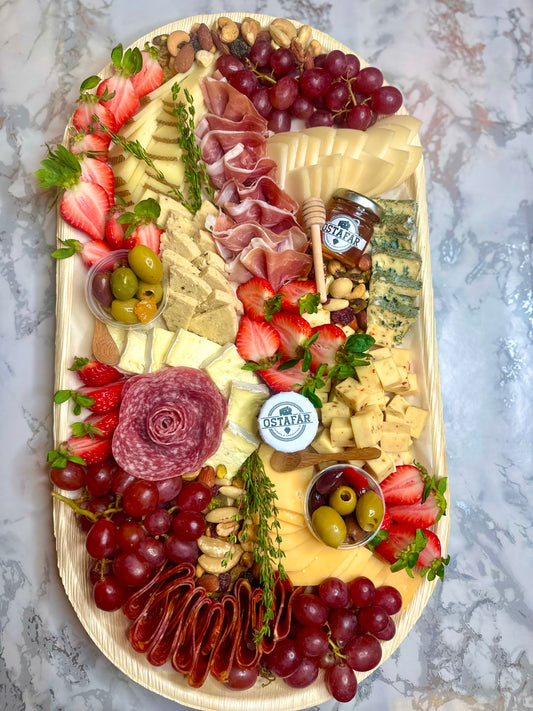 Ostaplatti - stór - fyrir 15-20 manns