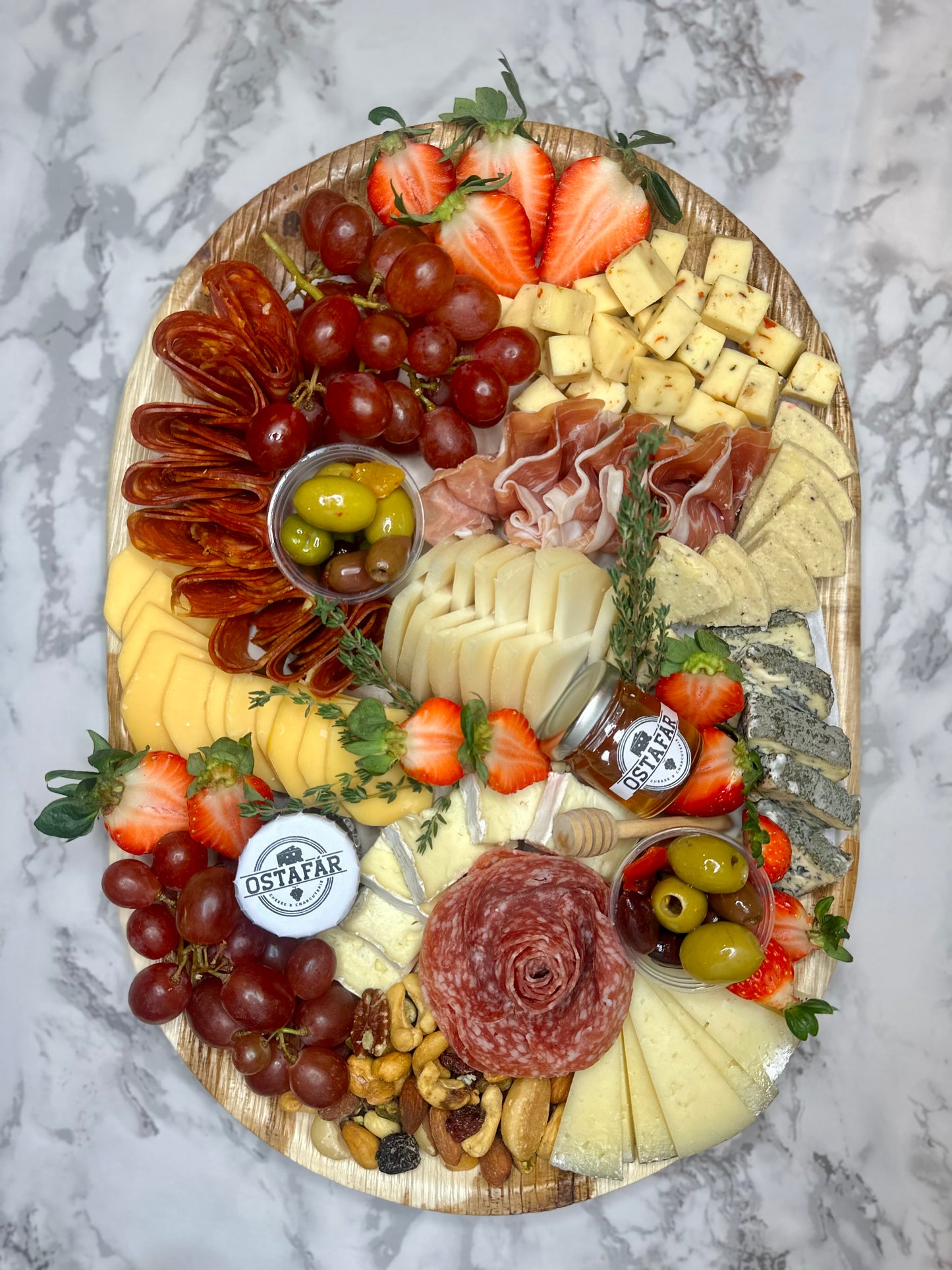 Ostaplatti - miðstærð- fyrir 10-14 manns