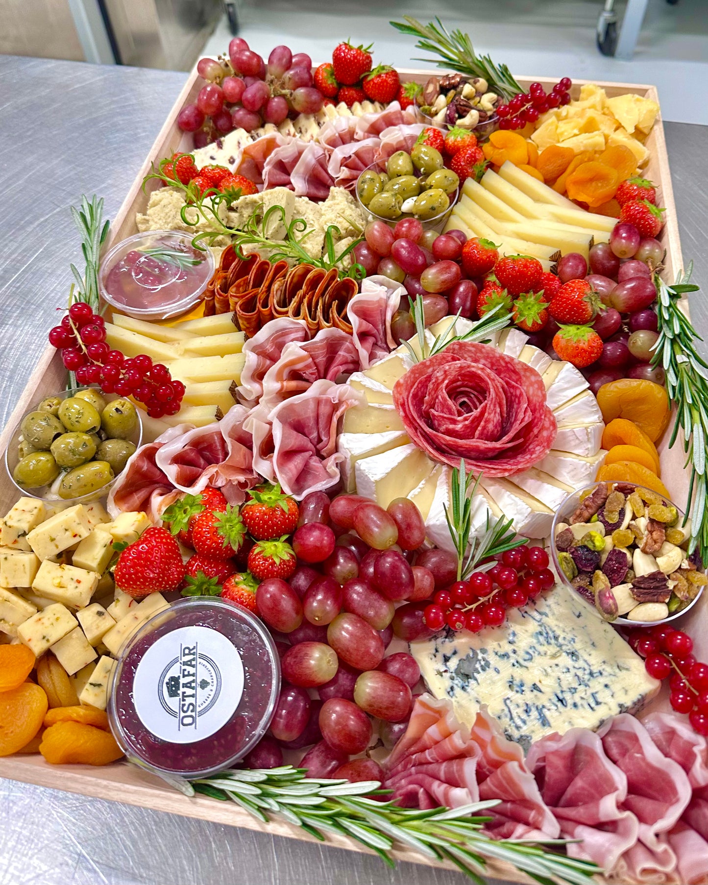 Ostaplatti - stór - fyrir 15-20 manns